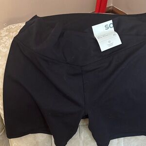 SO Women's Black Bike Shorts